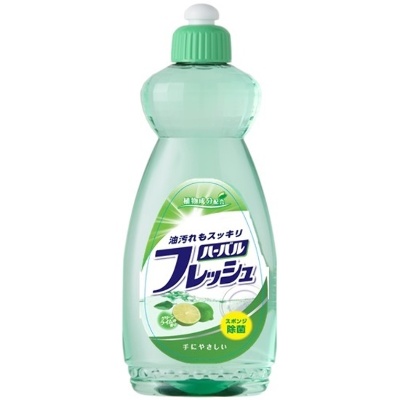 Средство для мытья посуды, овощей и фруктов с ароматом лайма "Mitsuei" 0.6л Япония