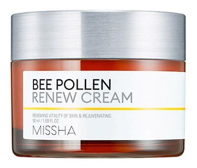 Восстанавливающий крем для лица с экстрактом прополиса Missha Bee Pollen Renew 50мл