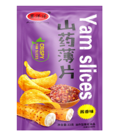 Чипсы из ямса со вкусом соевого соуса Shuyangyang 33г., КНР, Китай
