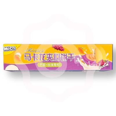 Печенье MICN Macaron Манго и Виноград 116г. КНР