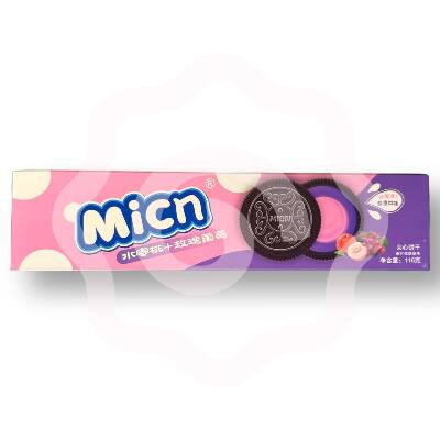Печенье Сэндвич MICN со вкусом Персика и Винограда 116г 1/24 №14
