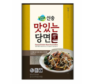 Вермишель из сладкого картофеля "Sweet Potato Starch Noodles" SING SONG, 500г. Ю.Корея