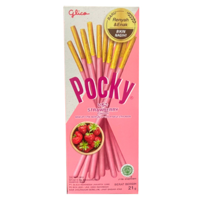 Палочки Pocky Strawberry Mini Box Glico 21г., Индонезия