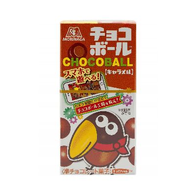 Шоколадные шарики ChocoBall с карамельной начинкой Morinaga, 28 гр. Япония, Япония