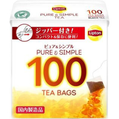 Чай черный Lipton Pure & Simple, (100 пак.) Япония