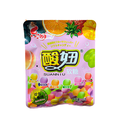 Конфеты жевательные SUANLIUNIU кисло-сладкие  25гр. КНР