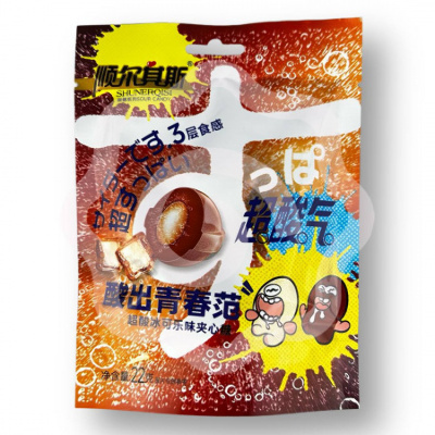 Карамель кислая  SHUNLONG Кола шипучка 22гр. КНР