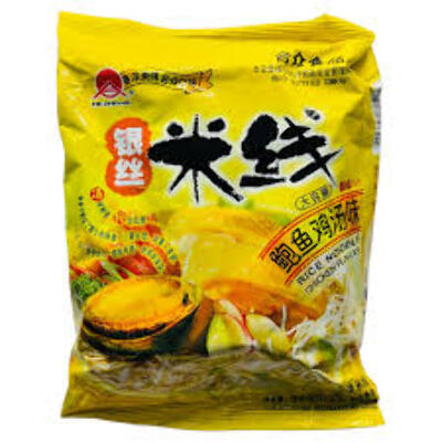 Лапша рисовая Hezhong со вкусом курицы 105г. пакет, КНР